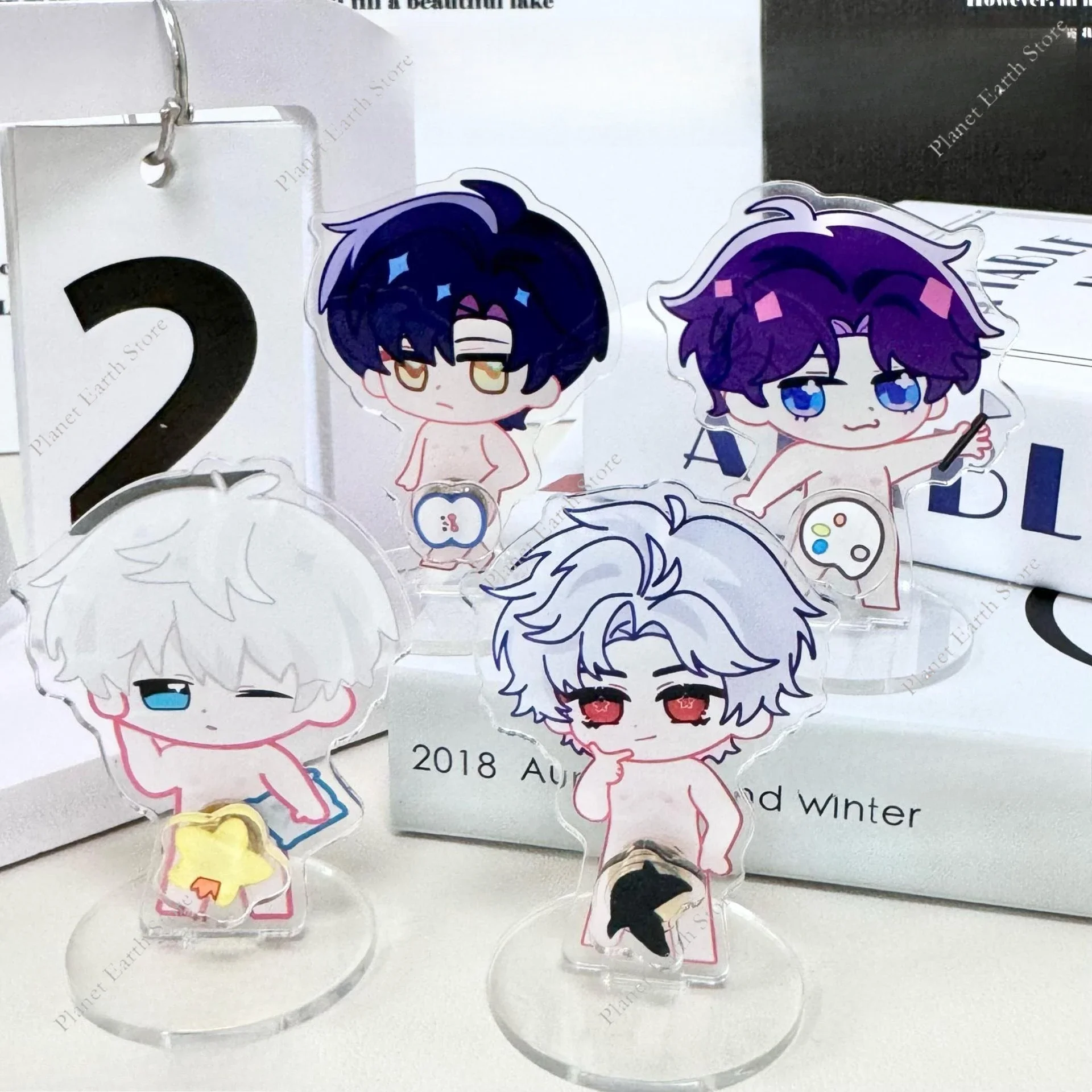 2025 لعبة الحب والمساحة العميقة سيلوس كزيفير زين رافاييل تأثيري الشكل حامل تدوير الدائمة لوحة حلية الكرتون الهدايا 1/4 قطعة