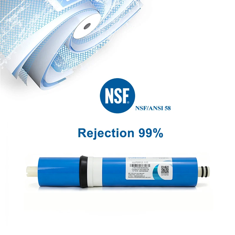 100 Gpd RO Membrane ULP2012-100 les barrage Osmose Membrane pour filtre à eau