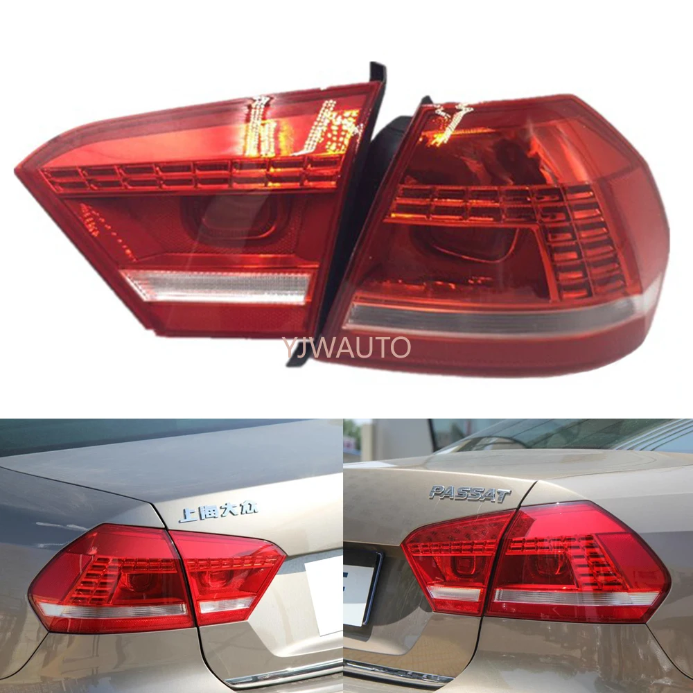 

Tail Lamp For Volkswagen VW Passat 2011~ 2014 Car Rear Tail Light Turning Signal Brake Lamp Warning Bumper Light