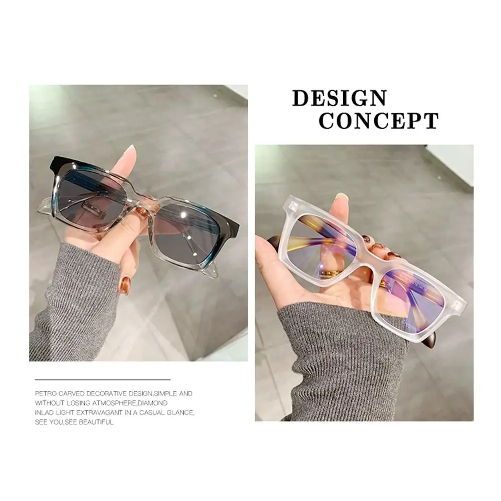 Unique Striped Temples Double Color Sunglasses Classic Trendy Designer Style Shades Square Sun Glasses for Women