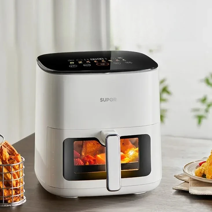 

Air fryer multifunctional household large capacity smart touch screen fully automatic electric fryer French fries machine