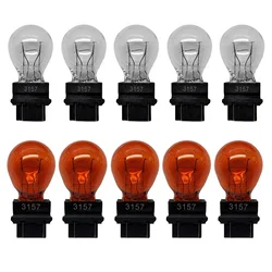 10 Pcs Car Tail Signal Brake Light Bulbs 3057/3155/3357/3547/4157/3156/3157LL/4157LL/3057LL/3757 Auto 3157 Brake Light Bulbs