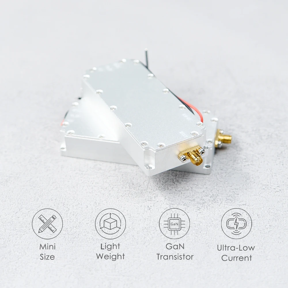 Módulo amplificador de potência RF 10W 720MHz-2.4GHz GaN