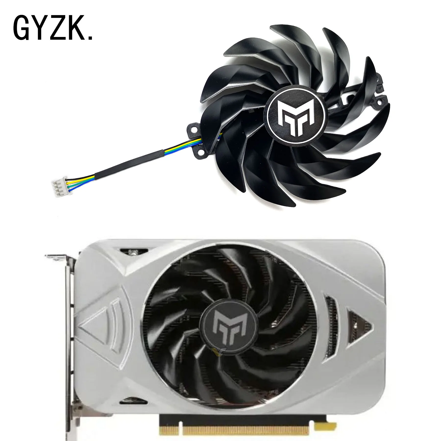 Ventilador de substituição do cartão gráfico, GALAX, GeForce, RTX3060, LHR, 12GB, Mini OC, Novo