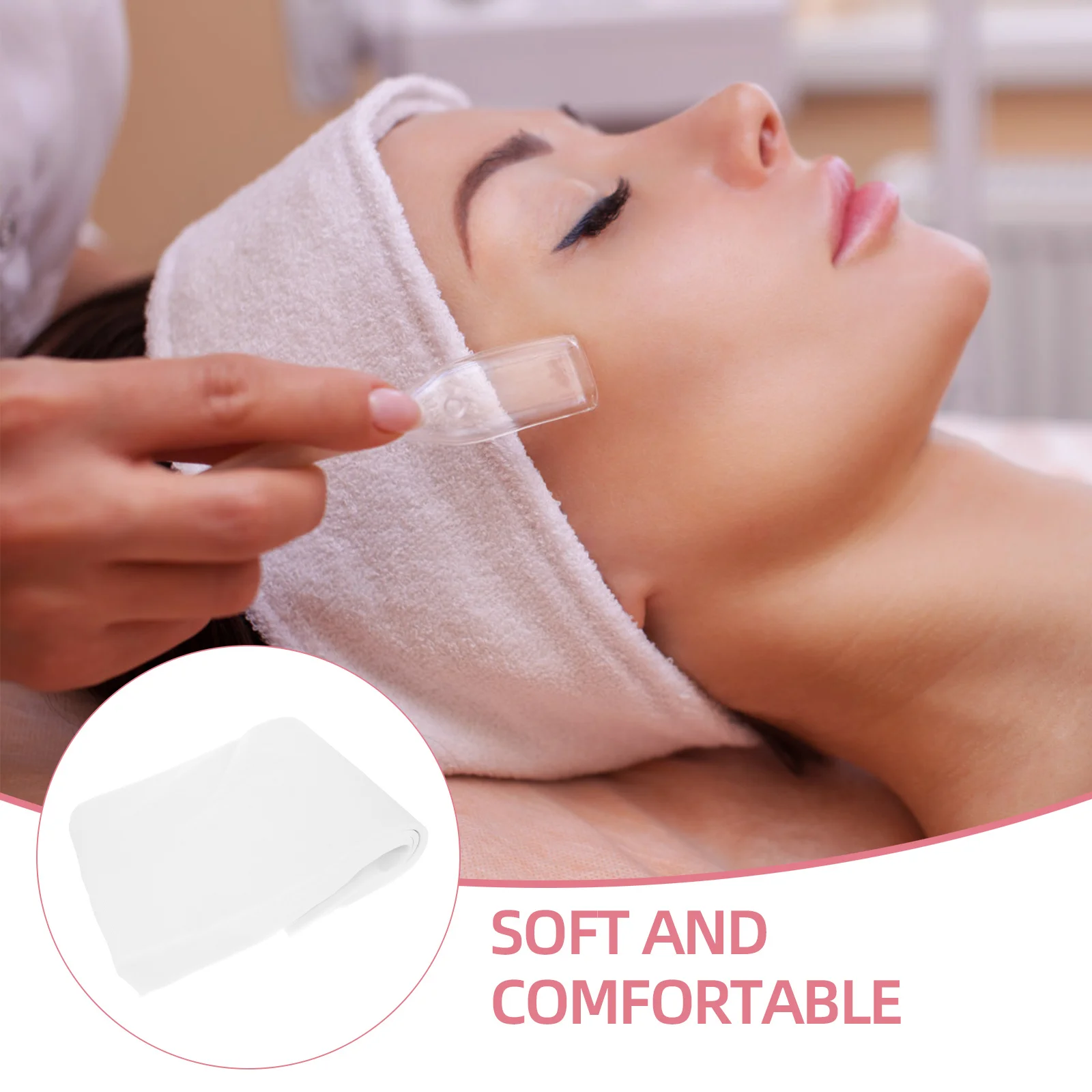 100매 일회용 발 수건 비직포 흡수성 발 수건 발목욕 살롱 스파 매니큐어 위생 청소 도구