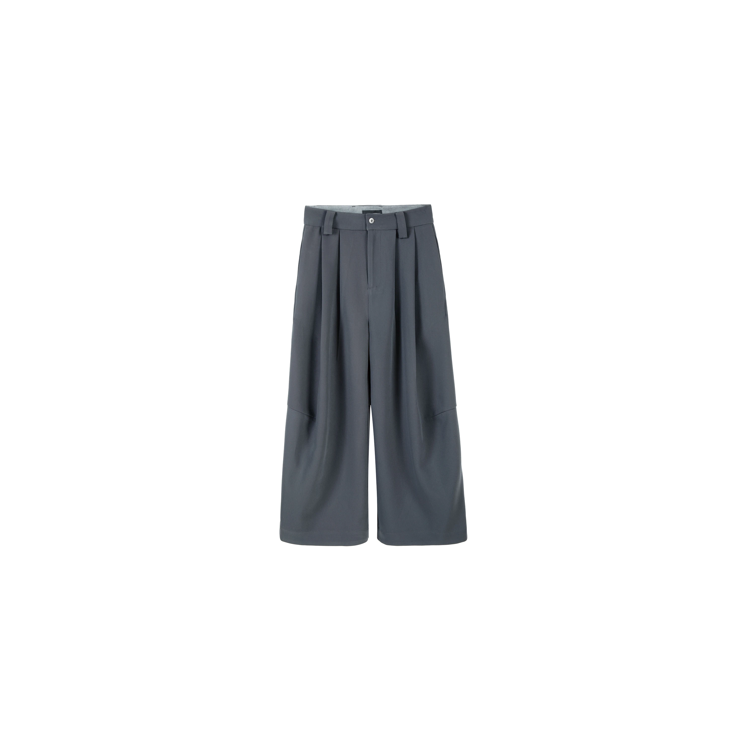 BAOVICTO 004 Youthful Wideleg Pants Pleated Loose Deconstructed