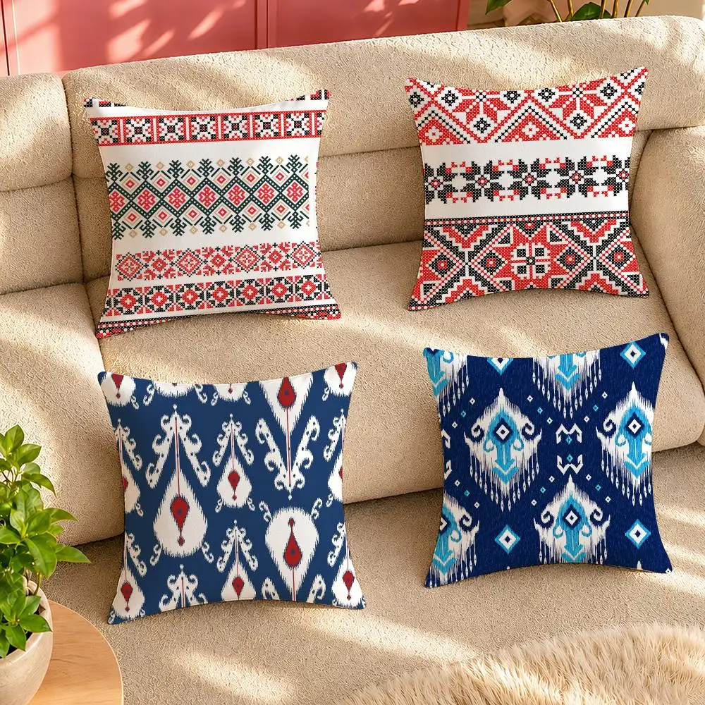 Russian shading Cushion Cover Pillow Cover Decorative Throw Couch Home Decor for Living Room Sofa