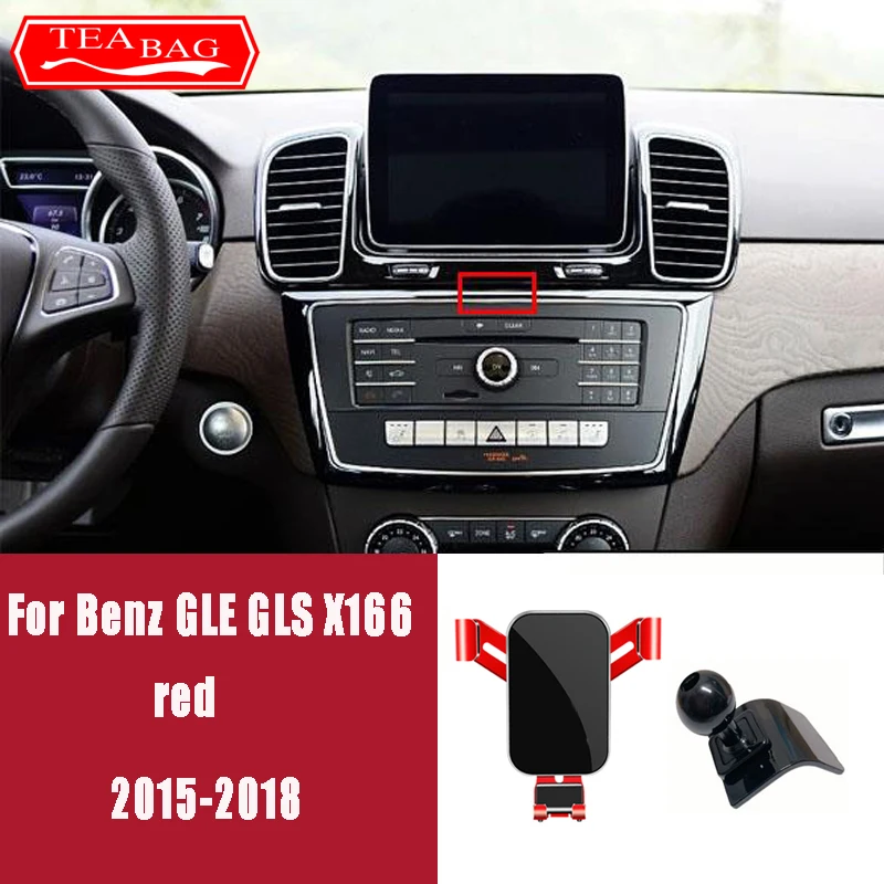 Car Mobile Phone Holder For Mercedes Benz Gle W166 W167 coupé C292 C167 GLS X167 X166 2019 GPS Gravity Mount Navigation Bracket