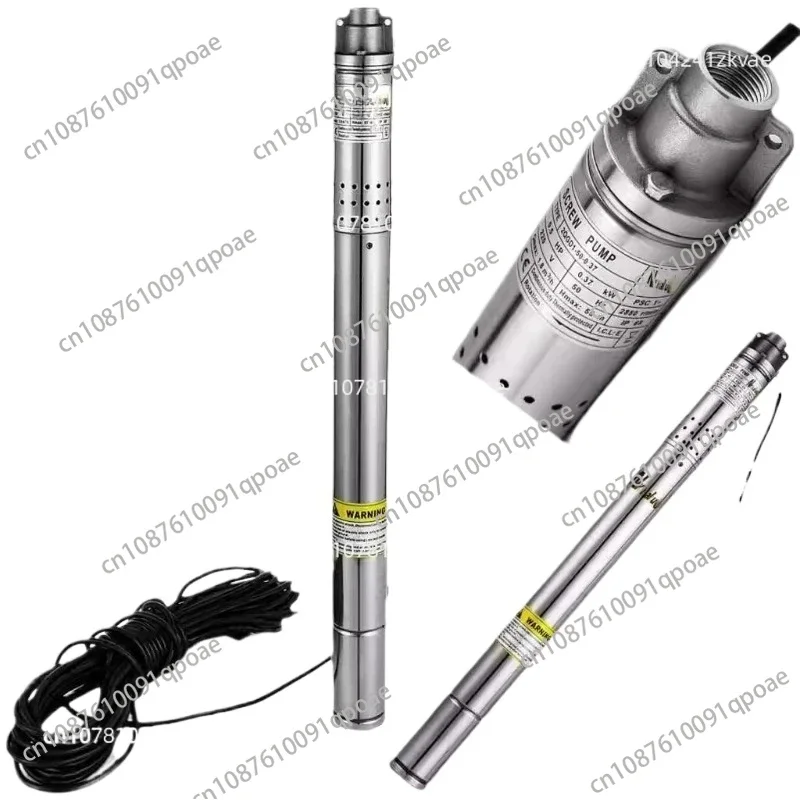 50mm Submersible Deep Water Well Pump Stainless Steel 55m Deep Well For Drink Water Mini 2 Inch Submersible Pump Well