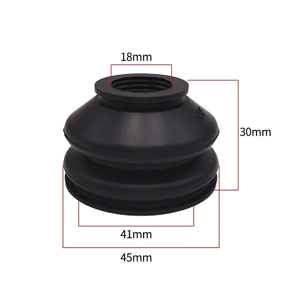 2X  Dust Boot Covers Universal Rubber Track Rod End And Ball Joint Boots Black Ball Joints High Quality Car Accessories