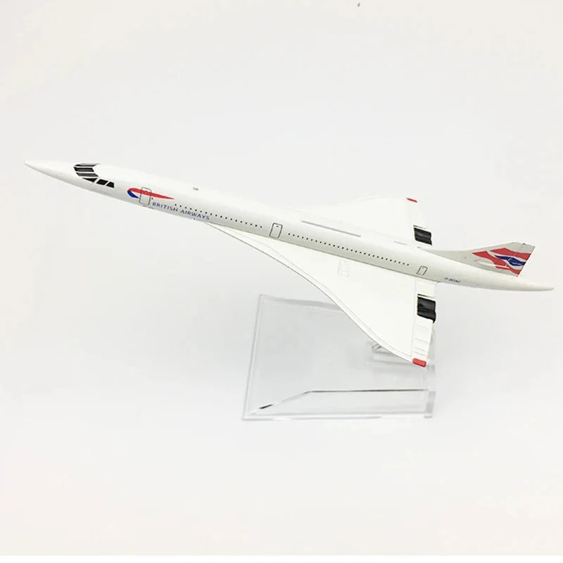 16 سنتيمتر 1:400 مقياس كونكورد الهواء الفرنسية/الخطوط الجوية البريطانية الولايات المتحدة كونكورد طائرة نموذج طائرة طائرة سبيكة دييكاست طائرة