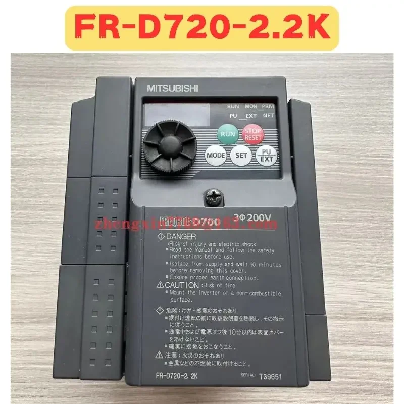 

Used Frequency Converter FR-D720-2.2K FR D720 2.2K Normal Function Tested OK