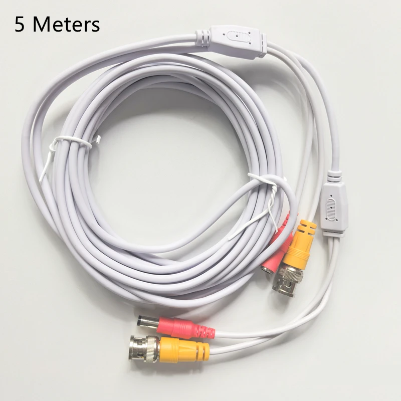 10pcs-5-meters-bnc-dc-connector-2-in-1-bnc-cctv-cable-coaxial-video-power-ahd-cameras-white-wires-for-analog-cctv-dvr-system