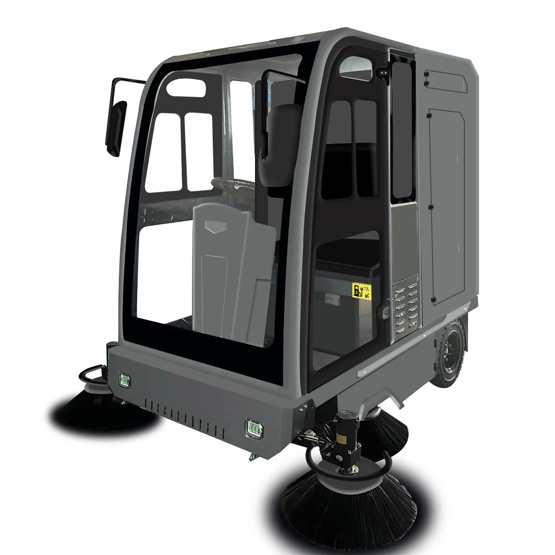 

Reliable Performance QM-S22 Ride On Industrial Floor Sweeper with Maintenance-Free Battery for Safe Operation