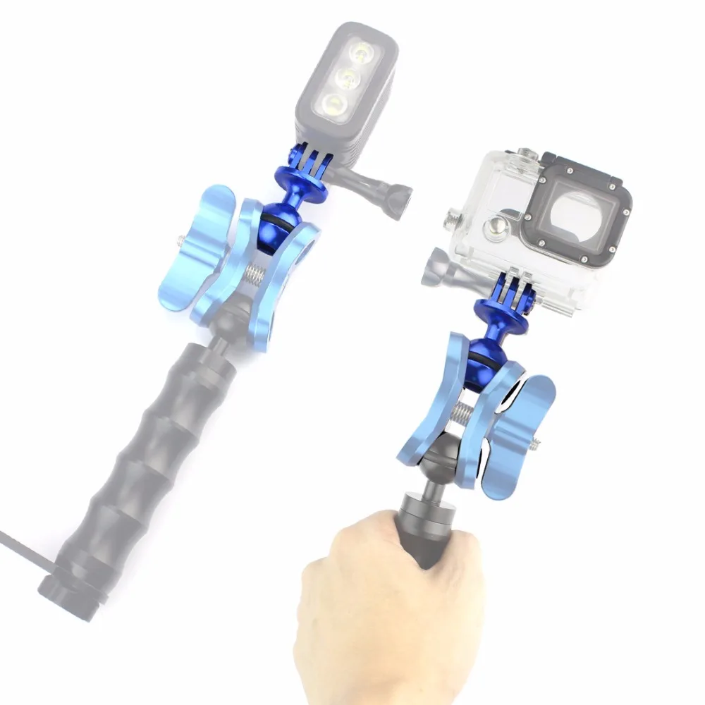 Cnc 1 Zoll Kugelkopf Stativ halterung Adapter Lichter Ständer halter mit Schrauben loch für Gopro Held 13 12 11 10 Dji Action Kamera – Detail 7