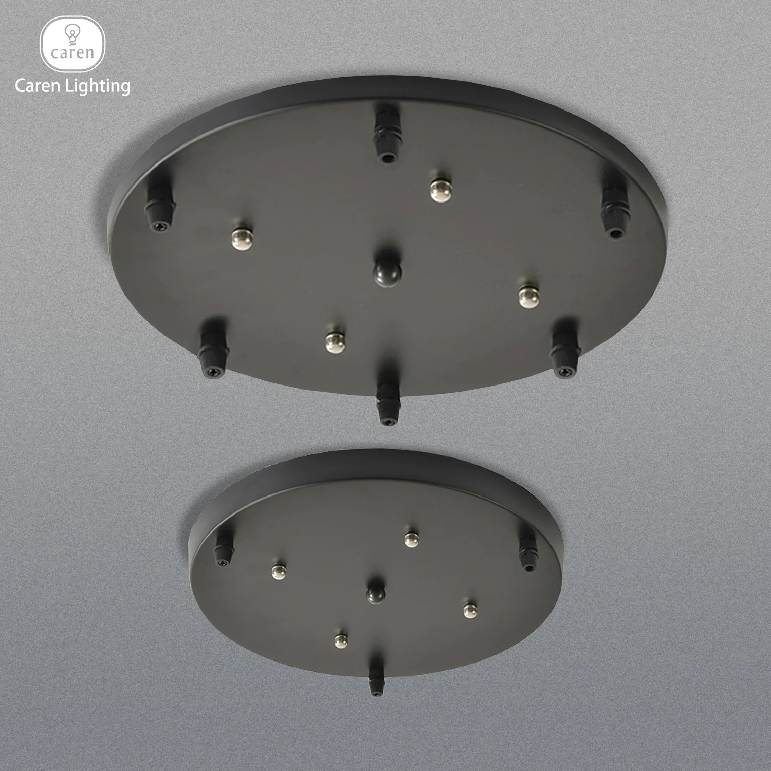 Caren Lighting Cluster Circular Cluster Linear Multi-pendant 6 lights Round Pendant light ceiling canopy Flush Mount Accessory