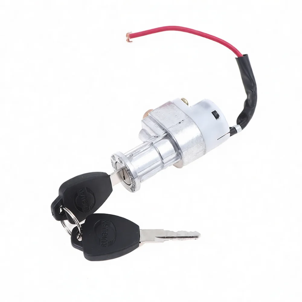 Universal Electric Scooter Battery Lock Silver Fish Battery Case Key Switch Security Protection Component For Ebike Parts - view 3
