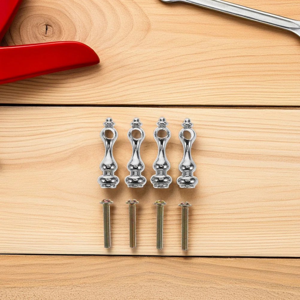 

8pcs Railing Accessories Metal Connectors For Glass Railings Furniture Hardware Post End Caps Deck Railing Bracket Handrail