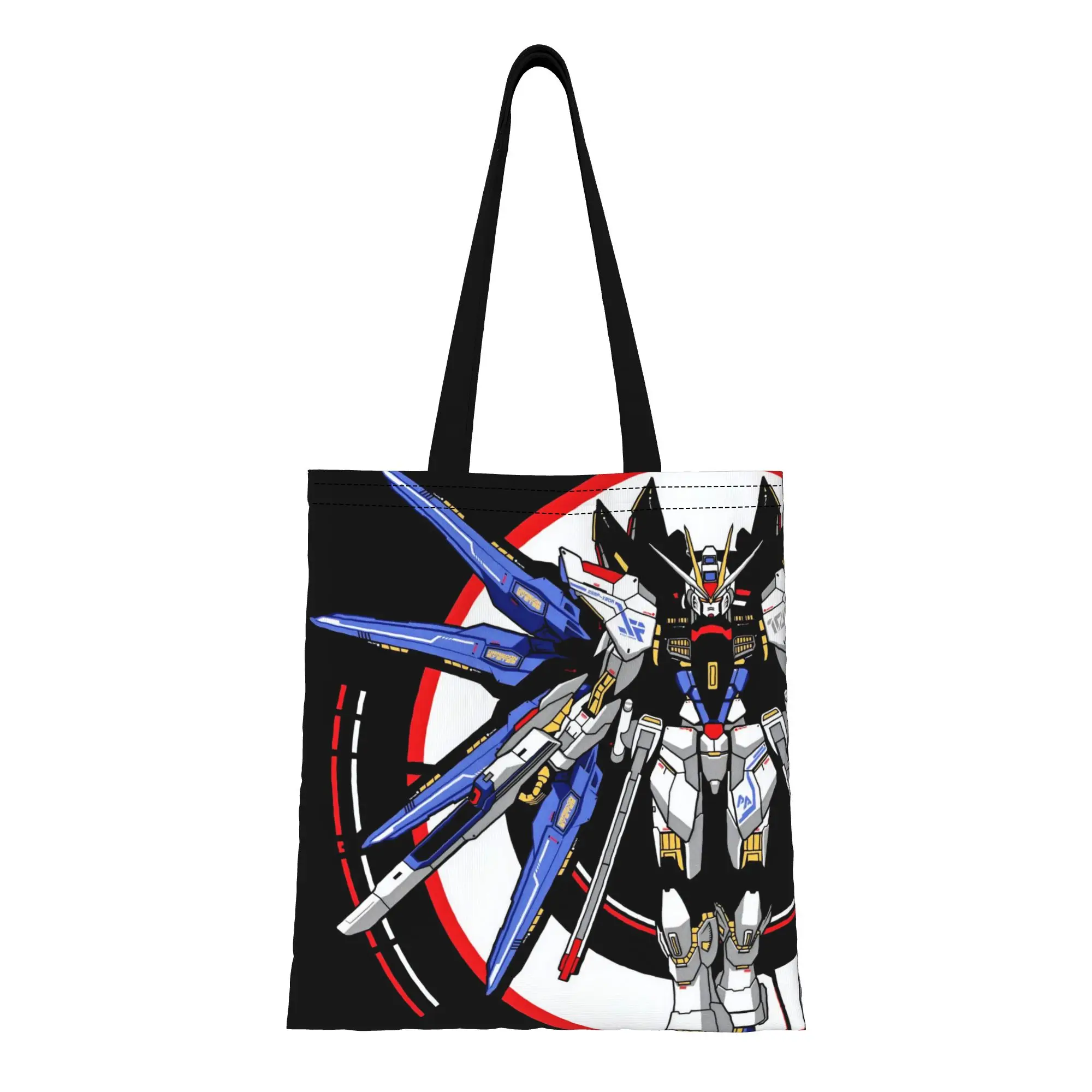 Back to school season Freedom (2) Gundam Canvas Tote Bag Perfect for Shopping Women's Top-Handle Bags