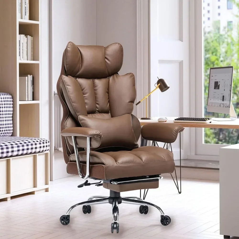 Computer Chair Managerial Executive Office Chair Gaming Gamer Desk Armchair Relaxing Backrest Ergonomic Swivel Massage Pc