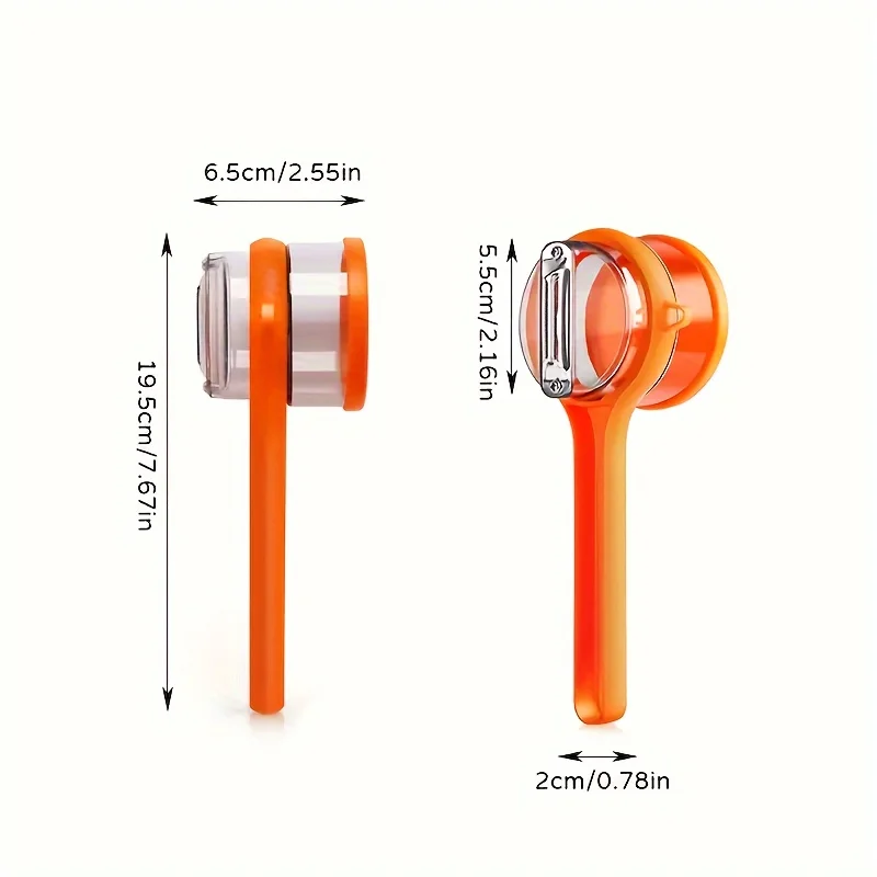 1PC Thickened multifunctional peeler with storage box, fruit and vegetable peeler, kitchen specific portable peeler tool