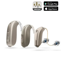 Oticon Jet 1 Jet 2 miniRITE hearing aid BTE ruby geno streaming Bluetooth Tinnitus SoundSupport 48 Channels for senior adults