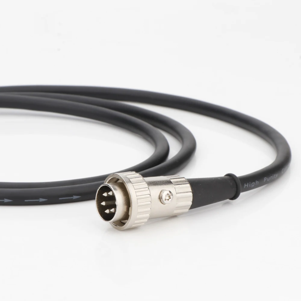 HiFi Name Phono Drehbares Kabel 4pin/5pin DIN auf 2RCA OFC Kupfer Plattenspieler Linie Twist Locking Stecker auf Stereo Für Naim Kabel – Detail 11