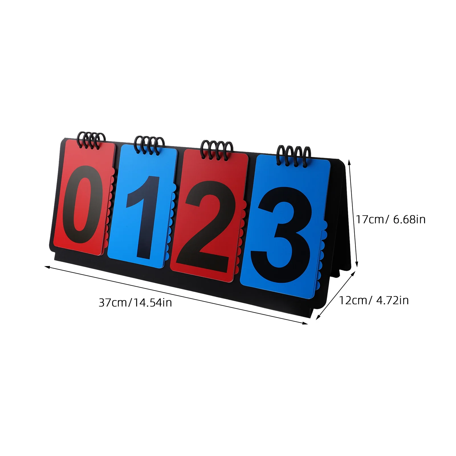 Tabellone segnapunti sportivo Flip Counter per basket, tennis, badminton, pallavolo, baseball, sport portatili in acciaio inossidabile in PVC