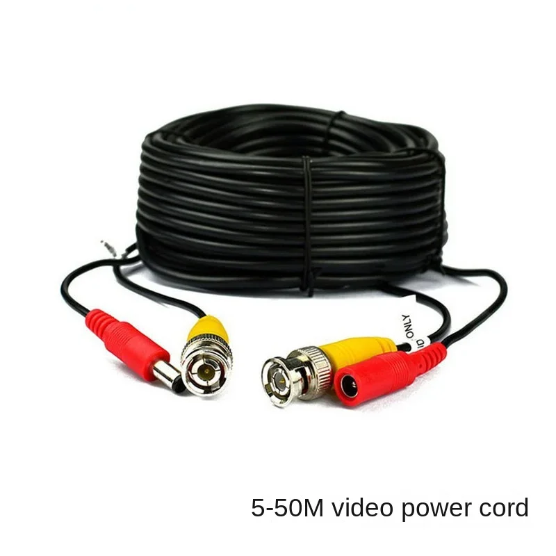 5M~50M CCTV DVR Camera Recorder System Video Cable DC Power Security Surveillance BNC/CD Cable 2-in-1 Connection Cable