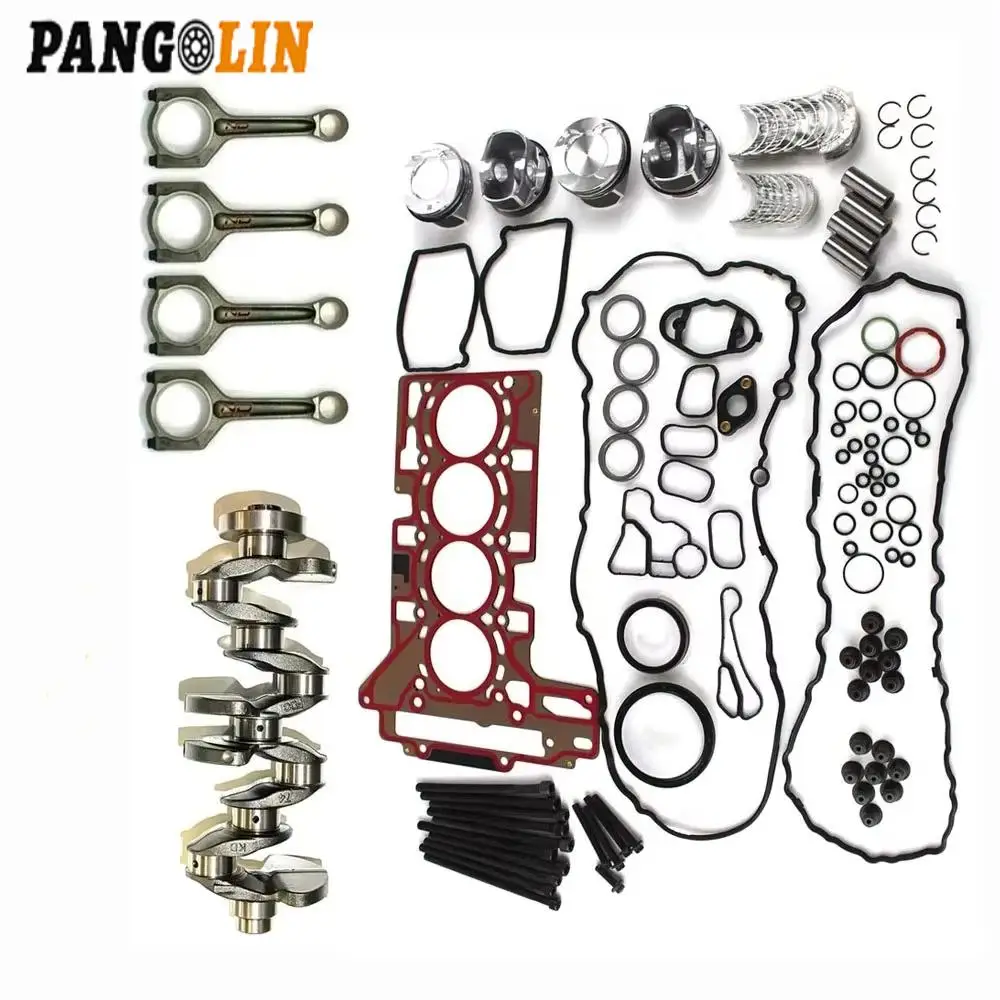 

Комплект для капитального ремонта двигателя N20 N20B20A и поршневой комплект CR 10:1 (коленвал, шатуны) для BMW 125i 320i 328i X1 X3 Z4 F30 F10 F25 E89