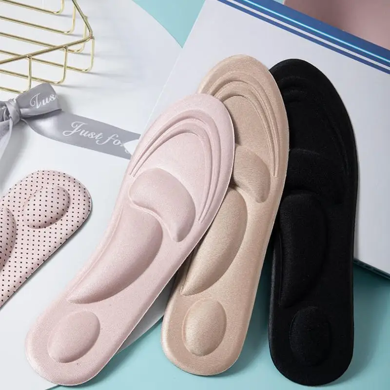 4D-Memory-Schaum-Orthopädische Einlegesohlen für Schuhe, für Damen und Herren, bei Plattfüßen, zur Unterstützung des Fußgewölbes, mit Massagefunktion, bei Plantarfasziitis, Sport-Einlegesohle. – Detail 3