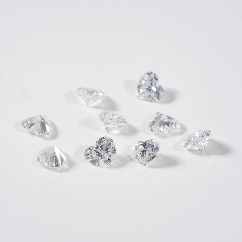 

Lab Grown Heart Diamond Wholesale Price Loose HPHT White Jewelry Melee High Quality Heart-Shaped Diamond Jewelry Making