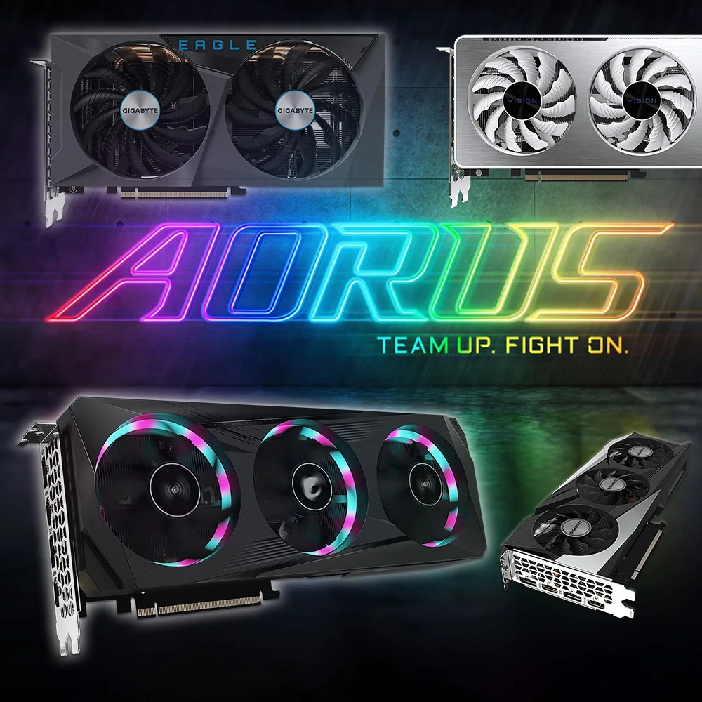 การ์ดจอ GDDR6 Gigabyte AORUS GeForce RTX 3060 Ti Elite OC 8G การ์ดแสดงผลสำหรับเล่นเกมขนาด14000MHz GDDR6 RTX 3060Ti GDDR6X GPU ใหม่