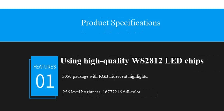 6-Bit WS2812 LED-Modulstreifenlichtleiste, Vollfarbige Steuerung, Farbenfrohes Licht-Entwicklungsboard-Modul – Detail 2