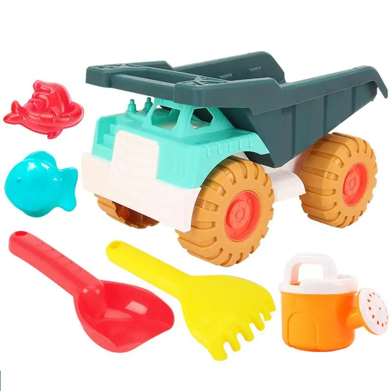 Sand Play Toys Outdoor Beach Sand Toys Gift For Toddlers Vehicle With Bucket And Spade Sand Toys For Toddlers Age 3-5