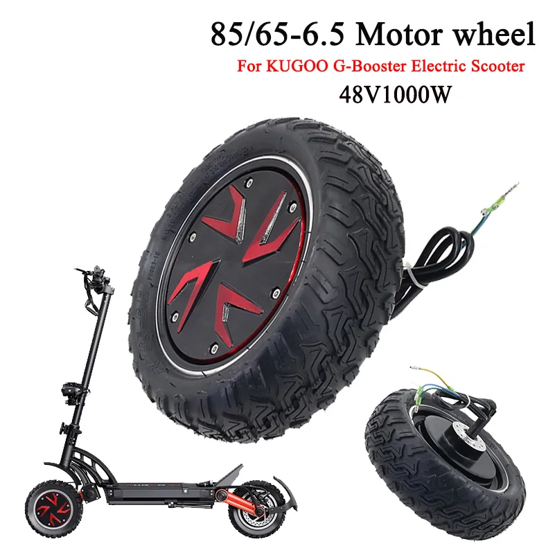 

NOW 85/65-6.5 Vacuum Tyre with 48V 1000W Hub Motor for KUGOO G-Booster Electric Scooter Front Wheel Accessories
