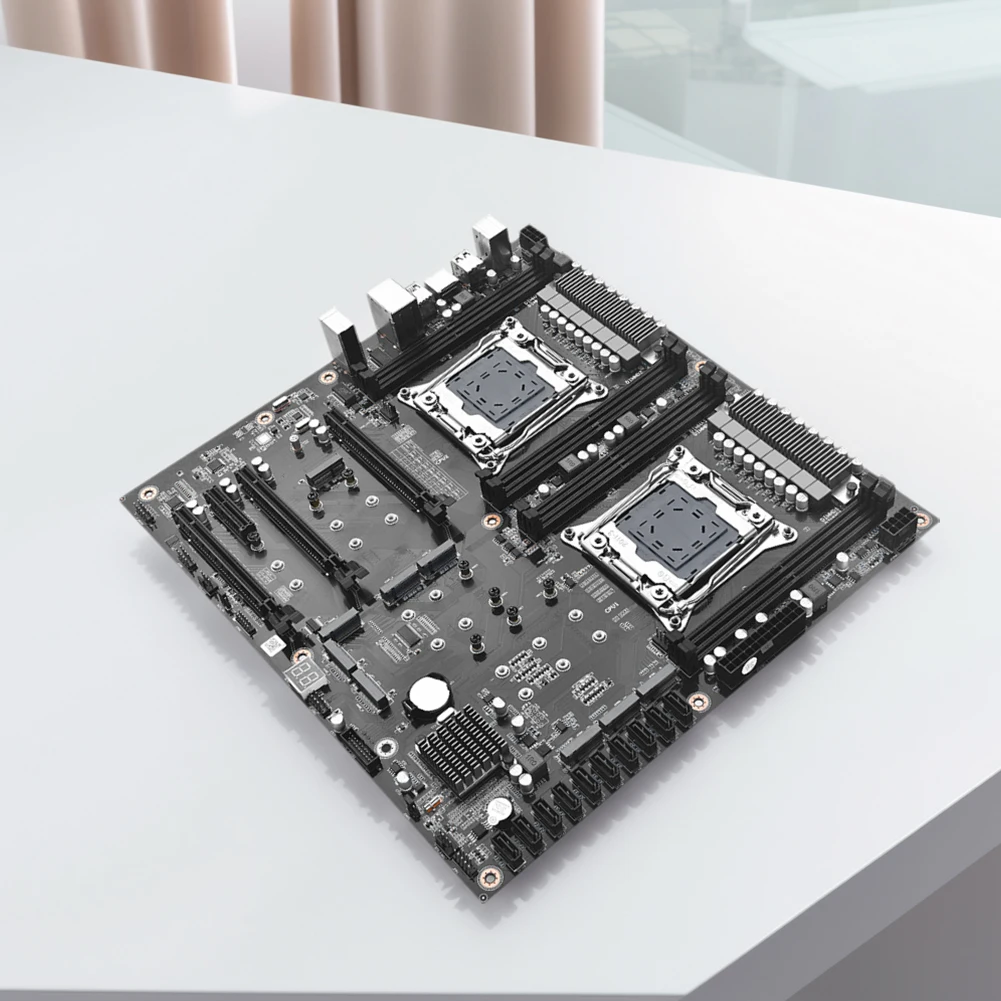 X99 D4 Dual Pro Motherboard 8 DDR4 Speichersteckplatz PC Mainboard 10 SATA 3.0 Schnittstelle Computer Hauptplatine