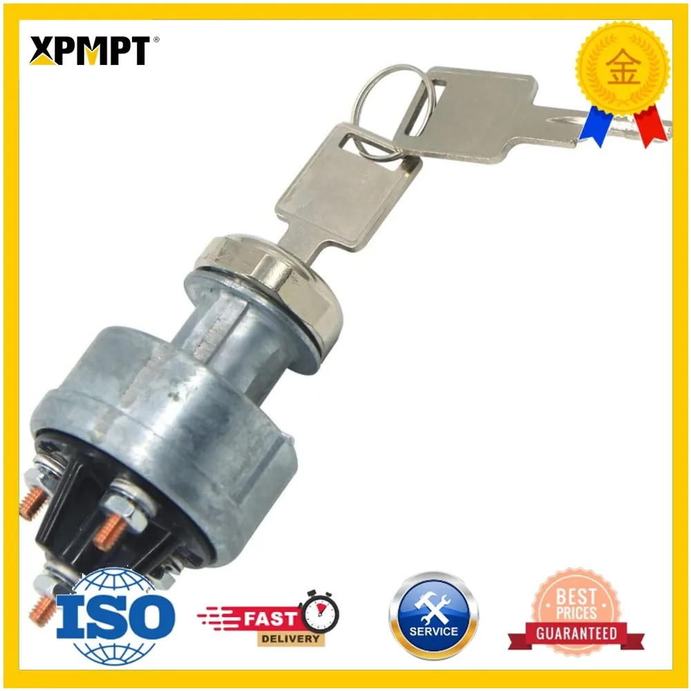 Ignition Switch w/2 Keys - For Bobcat Skid Steer 6537637737753843853863873