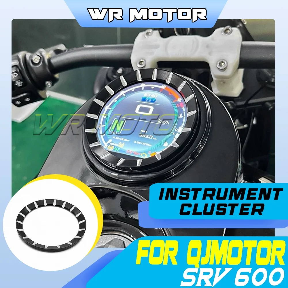 Meter Instrument Decor Protective Bezel Cover Fit For QJMOTOR SRV 600 Cockpit Appearance