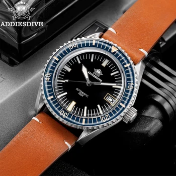 ADDIESDIVE men mechanical watch NH35A 316L stainless steel BGW9 super luminous 10Bar sapphire glass automatic watch reloj hombre
