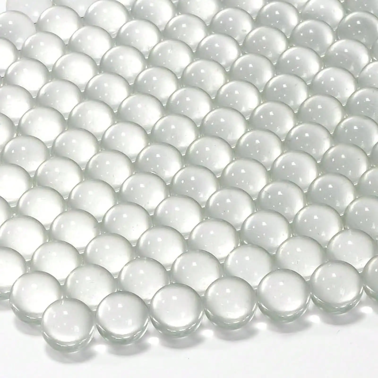 

190 Pcs 0.39" Transparent Glass Marbles: for Vase, Aquarium, Decor & Games