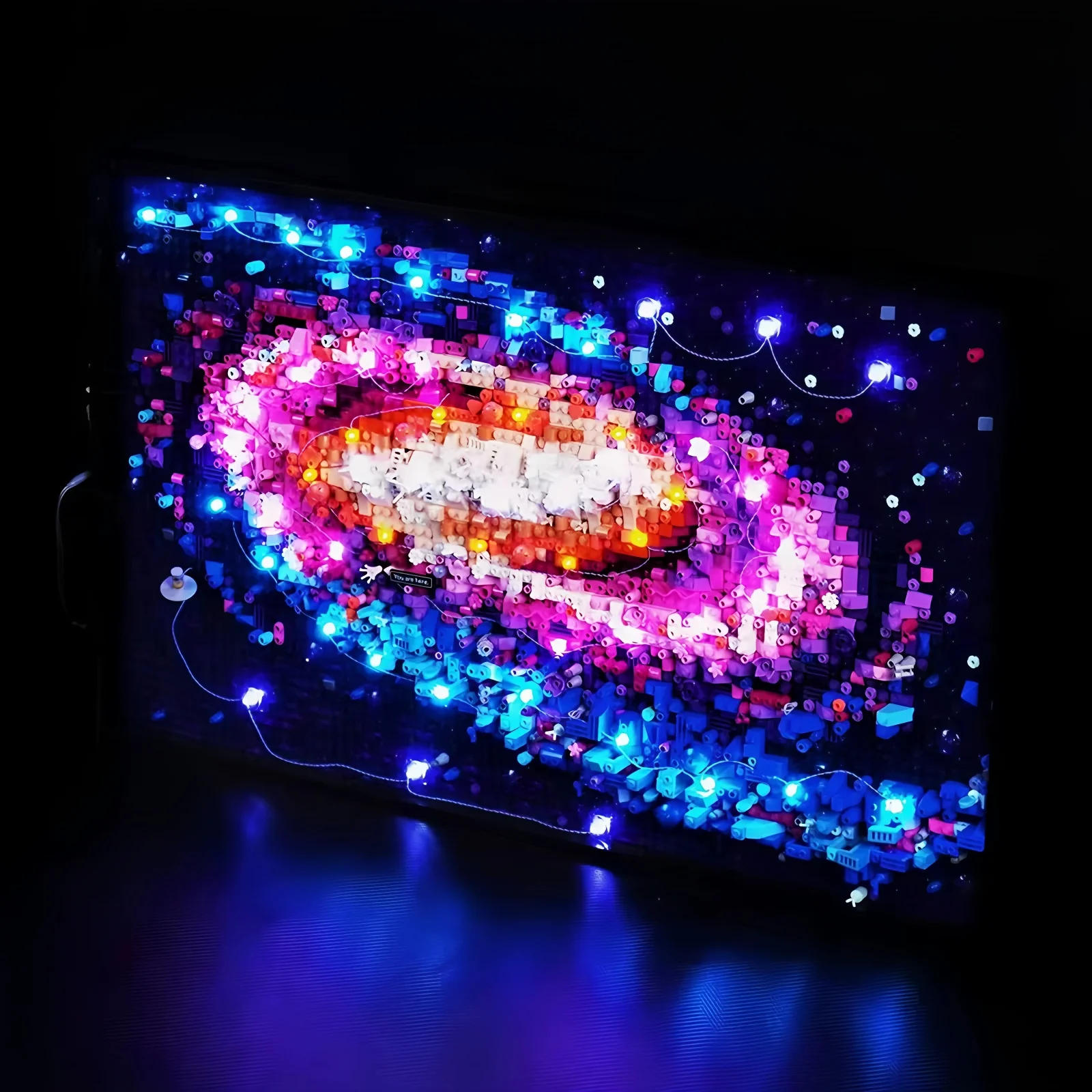 DIY LED Light Kit สําหรับ LEGO 31212 The Milky Way Galaxy (เฉพาะไฟ LED, ไม่มีบล็อกรุ่น)