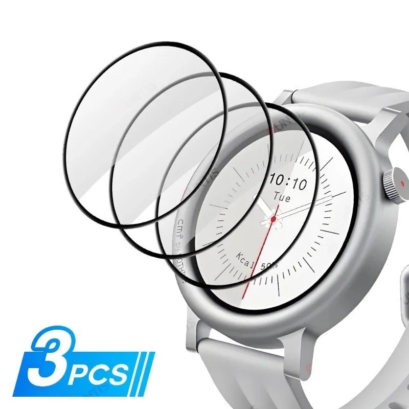 CMF Watch 3 Pro용 화면 보호 필름 3D 곡선 화면 보호기 Watch Pro2 필름용 울트라 HD 풀 커버리지 보호