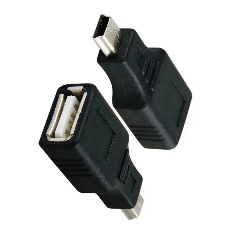 Mini USB 2.0 A Female To Micro USB B Male Adapter OTG  High Speed Converters PC Computer Laptop Adapter Hardware Changer