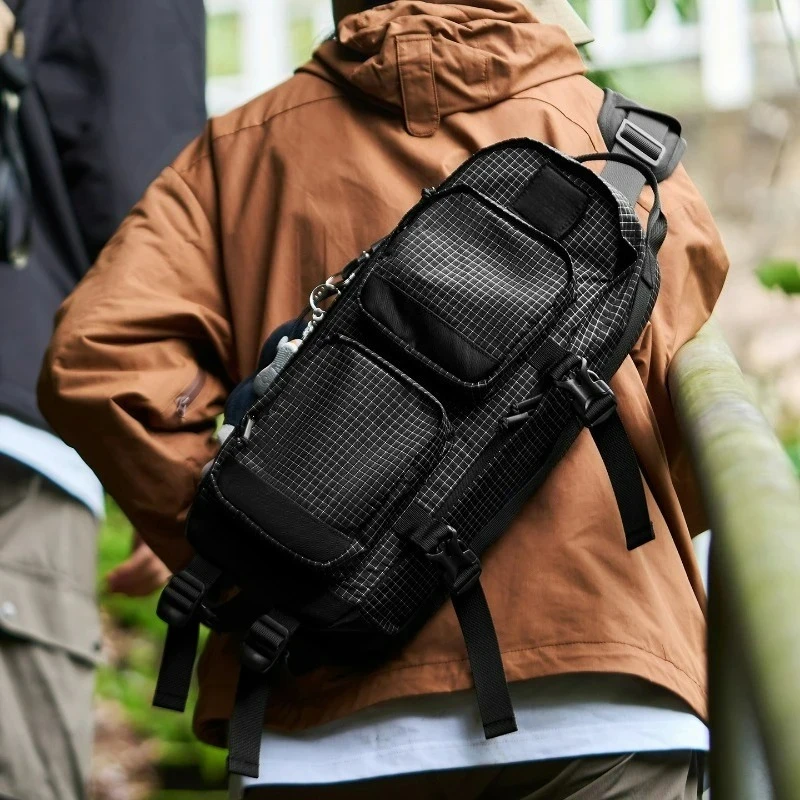 Lightweight Crossbody Chest Bag for Hiking Cycling Mountaineering Outdoor