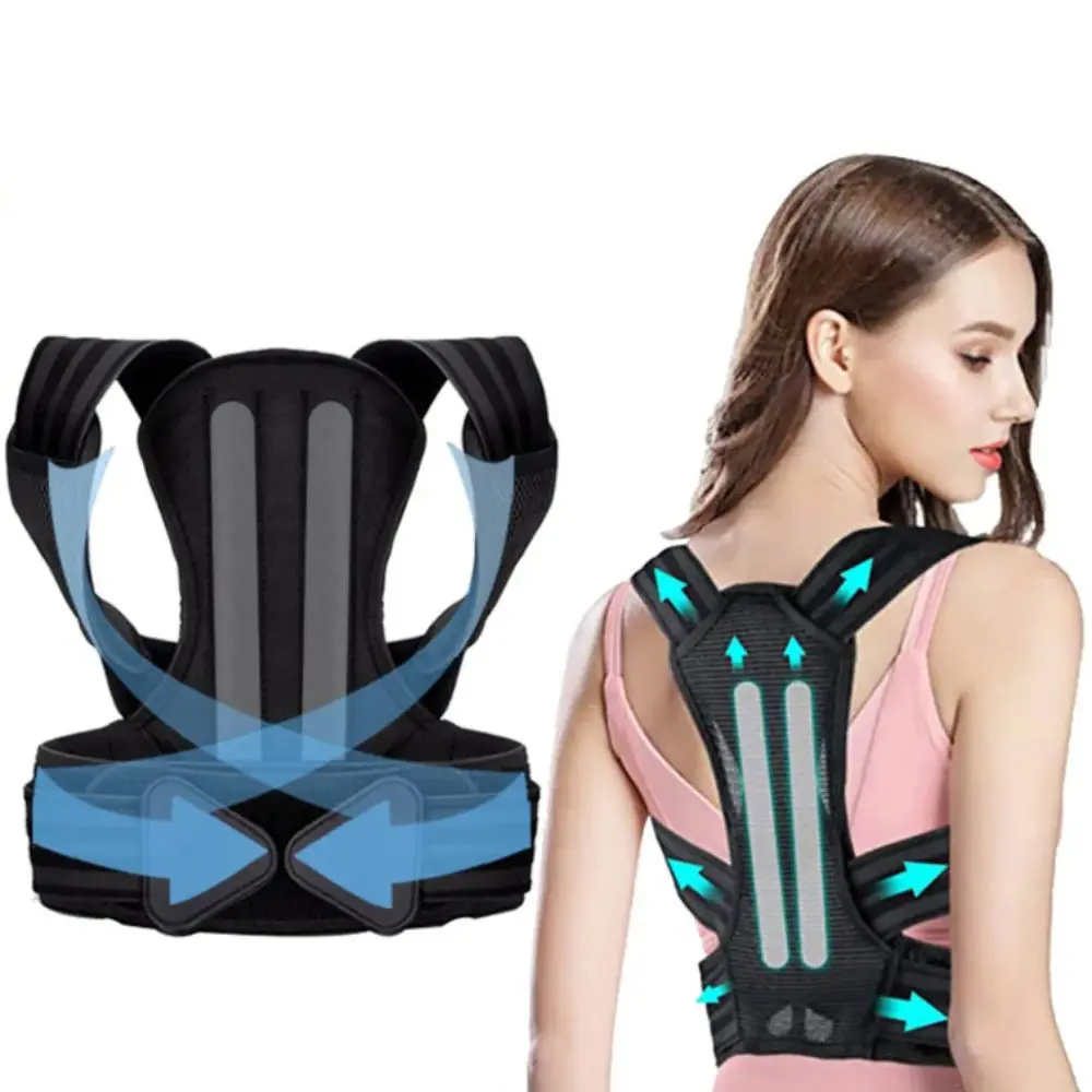 

Adjustable Posture Corrector Comfortable Breathable Shoulder Straightener Support Scoliosis Lumbar Support Belt Improve Posture
