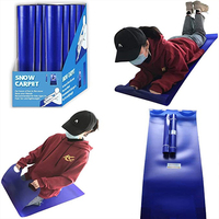 Snow Sled Flying Carpet Snow Board Mat Sliding Sled Sleigh Roll up Flexible Sledge Outdoor Sports Snowboard Sled Skiing Pad