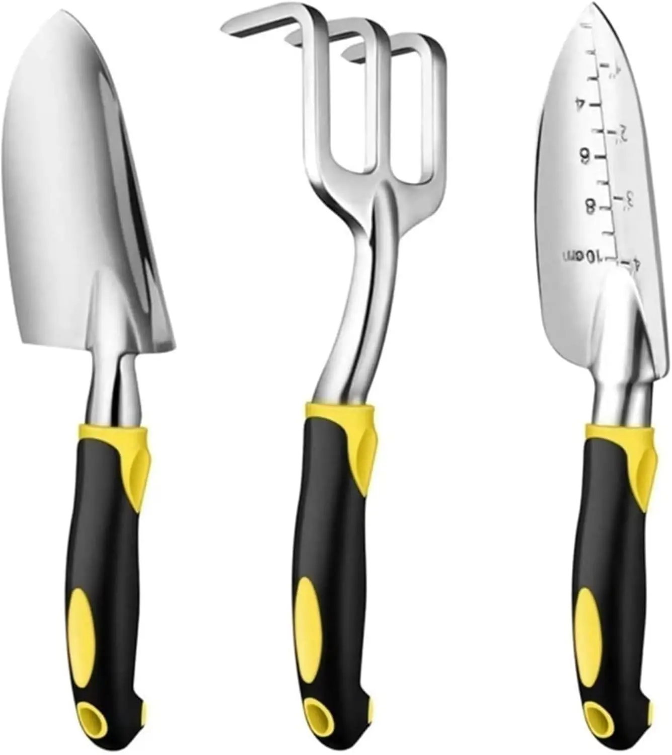 Mini Garden Tool Set, Garden Tool Set -3 Piece Aluminum Gardening Hand Tools Hand Shovel - Tilling Hand Rake for Gardens