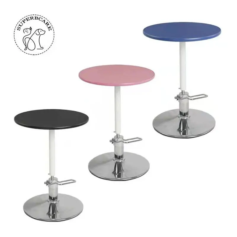 Pet grooming table, bathing, blowing, shearing, modeling , hydraulic lifting dog grooming , round , boom bracket