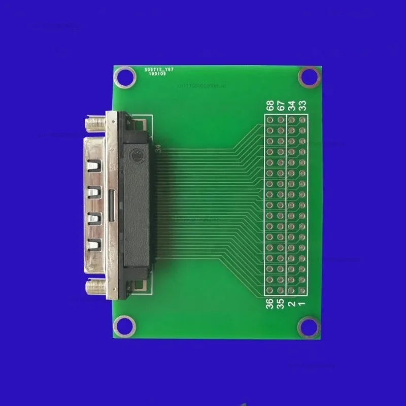 For VHDCI 68 Small SCSI 68 Female Transfer Board Terminal Block with Screws